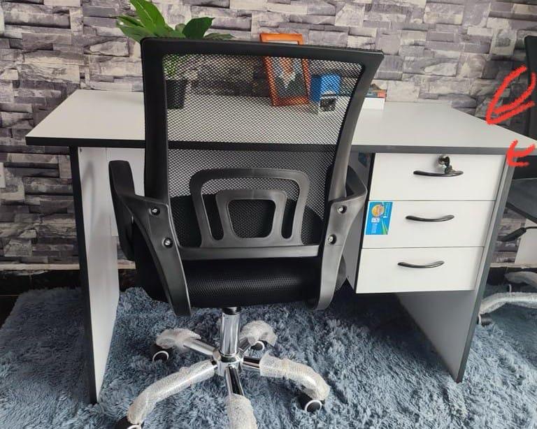 Study desk and office chair